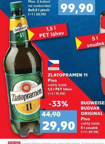 Pivo zlatopramen 11