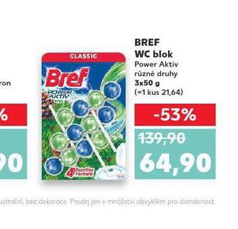 Kaufland Bref wc blok nabídka