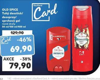 Kaufland Old spice sprchový gel nabídka