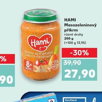 Kaufland Hami masozeleninový příkrm nabídka