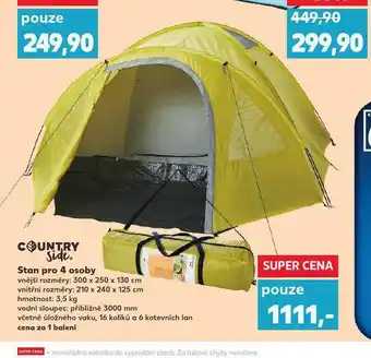 Kaufland Stan pro 4 osoby nabídka
