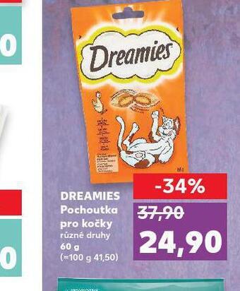 Kaufland Dreamies pochoutky pro kočky nabídka