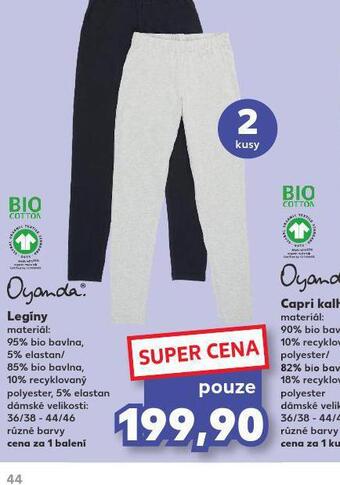 Kaufland Dámské legíny nabídka