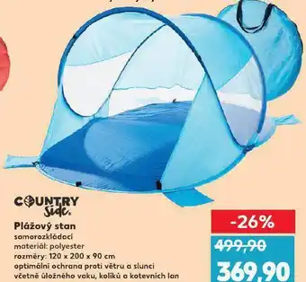 Kaufland Plážový stan nabídka
