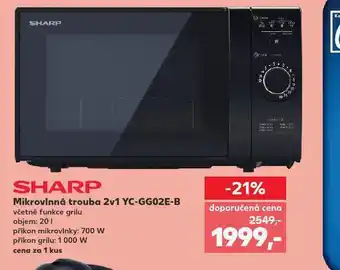 Kaufland Mikrovlnná trouba sharp nabídka