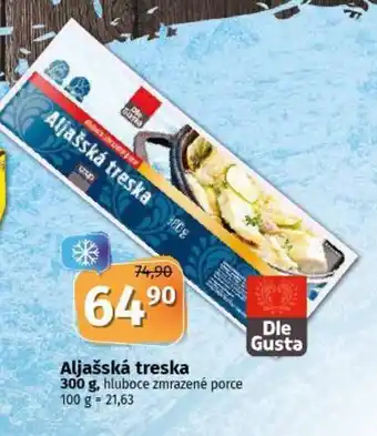 Aljašská treska 300 g