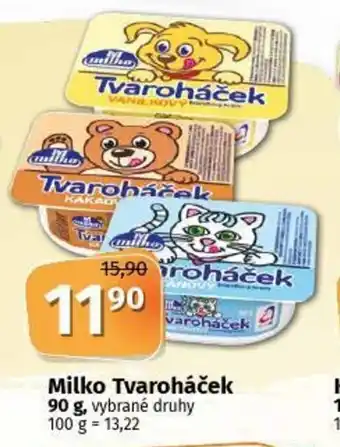 Coop Milko Tvaroháček 90 g nabídka