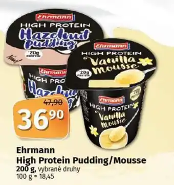Coop Ehrmann Hight Protein Pudding/Mousse 200 g nabídka