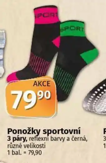 Coop Ponožky sportovní 3 páry nabídka