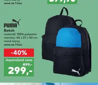 Kaufland Batoh puma nabídka