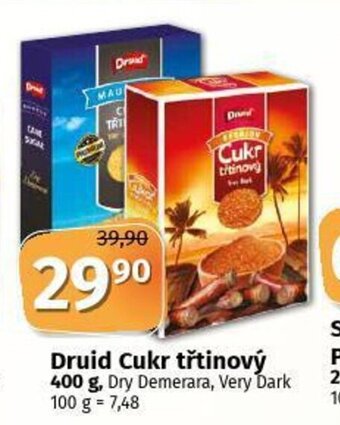 Coop Druid Cukr třtinový 400 g nabídka