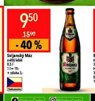 Globus Pivo svijanský máz nabídka