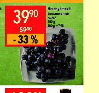 Globus Hrozny tmavé bezsemenné nabídka