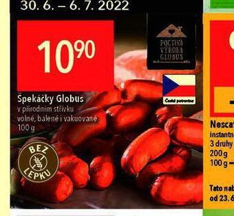 Globus Špekáčky nabídka