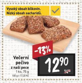 Billa Večerní pečivo nabídka