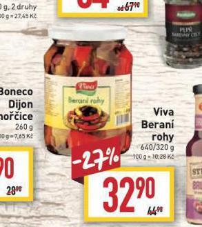 Billa Viva beraní rohy nabídka