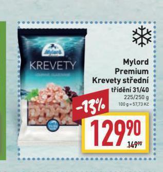 Billa Mylord krevety nabídka