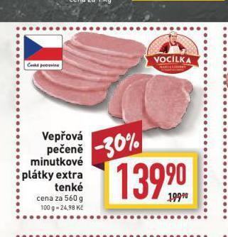 Billa Vepřová pečeně nabídka
