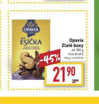 Billa Opavia zlaté boxy nabídka