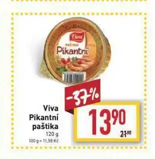 Billa Viva pikantní paštika nabídka