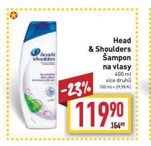 Billa Head & shoulders šampon nabídka