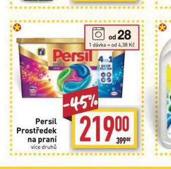 Billa Persil prací prostředek nabídka
