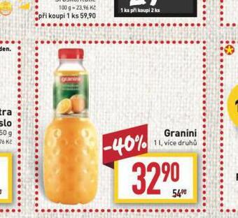 Billa Granini nabídka
