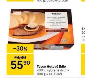 Tesco Tesco hotové jídlo nabídka