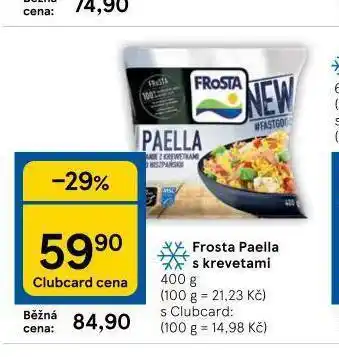 Frosta paella s krevetami