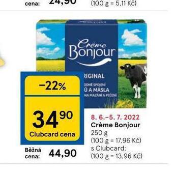Tesco Créme bonjour nabídka
