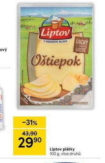 Tesco Liptov plátky nabídka