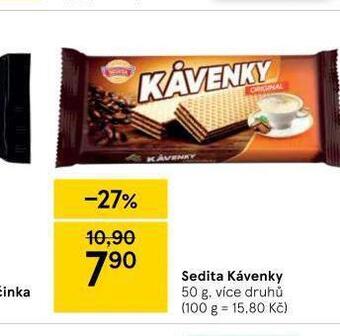 Tesco Sedita kávenky nabídka