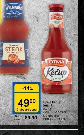 Tesco Otma kečup jemný nabídka