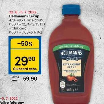 Tesco Hellmann´s kečup nabídka