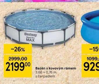 Tesco Bazén s kovovým rámem nabídka