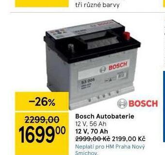 Tesco Autobaterie bosch 70 ah nabídka