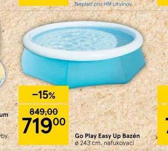 Tesco Go play easy up bazén nabídka