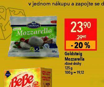 Globus Mozzarella nabídka