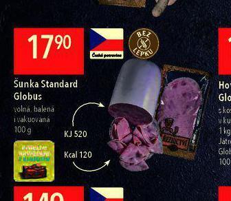 Globus Šunka standard nabídka