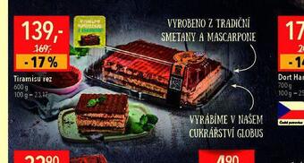 Globus Tiramisu řez nabídka