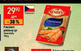 Globus Président plátkový sýr nabídka