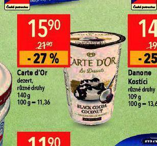 Globus Carte d´or dezert nabídka