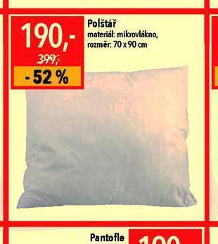 Globus Polštář 70 x 90 cm nabídka