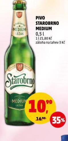 Penny Market Pivo starobrno medium nabídka