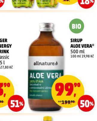 Penny Market Sirup aloe vera nabídka
