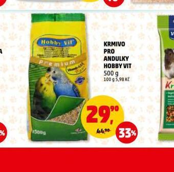 Penny Market Hobby vit krmivo pro andulky nabídka