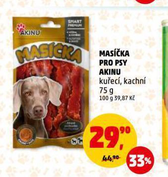 Penny Market Akinu masíčka pro psy nabídka