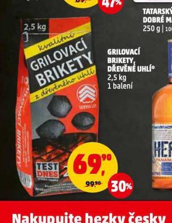 Grilovací brikety