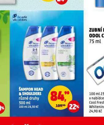 Penny Market Head&shoulders šampon nabídka