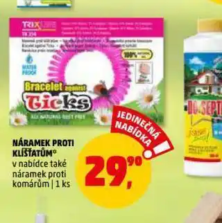 Penny Market Náramek proti klíšťatům nabídka